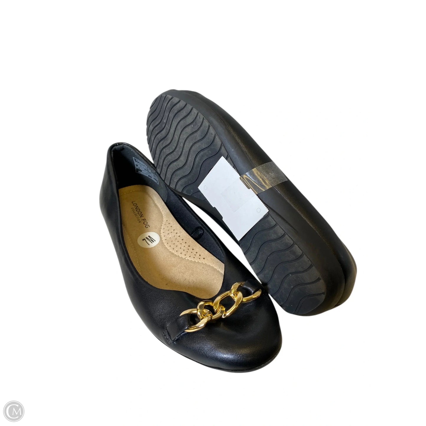 Shoes Flats By London Fog In Black, Size: 7