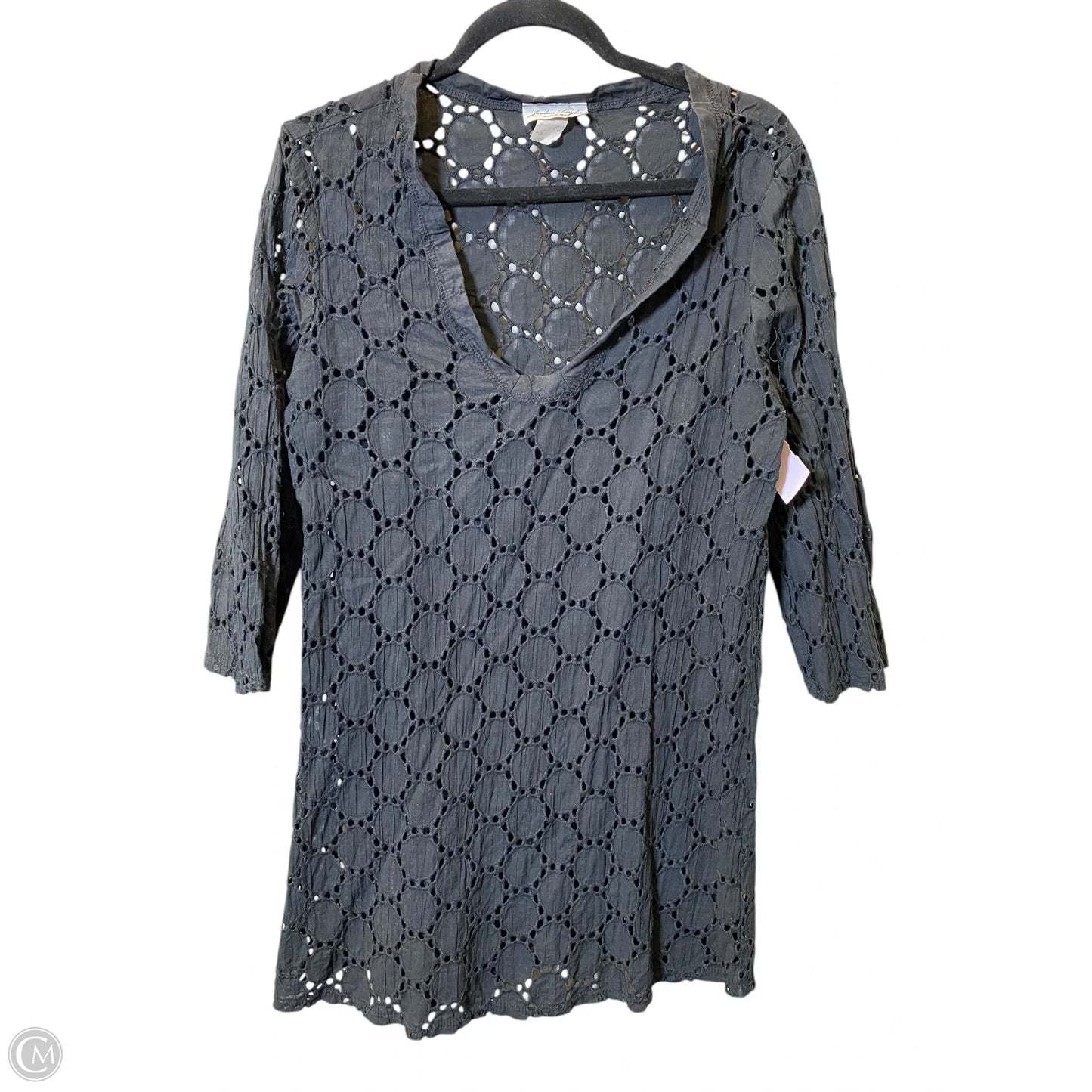 Swimwear Cover-up By Clothes Mentor In Black, Size: S