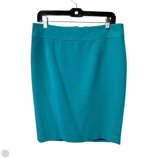 Skirt Midi By Ann Taylor In Teal, Size: S