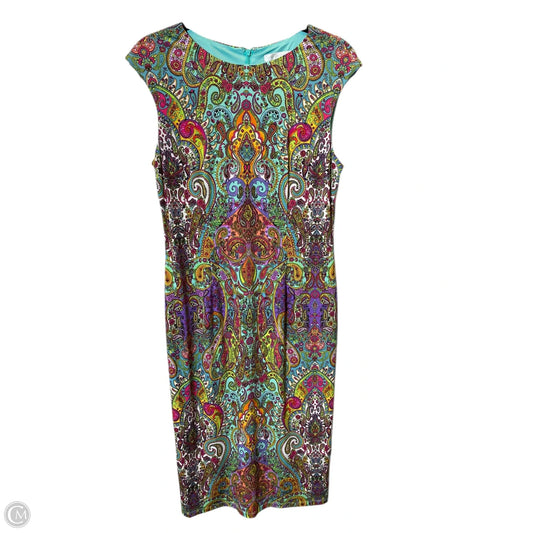 Dress Work By London Times In Multi-colored, Size: 10