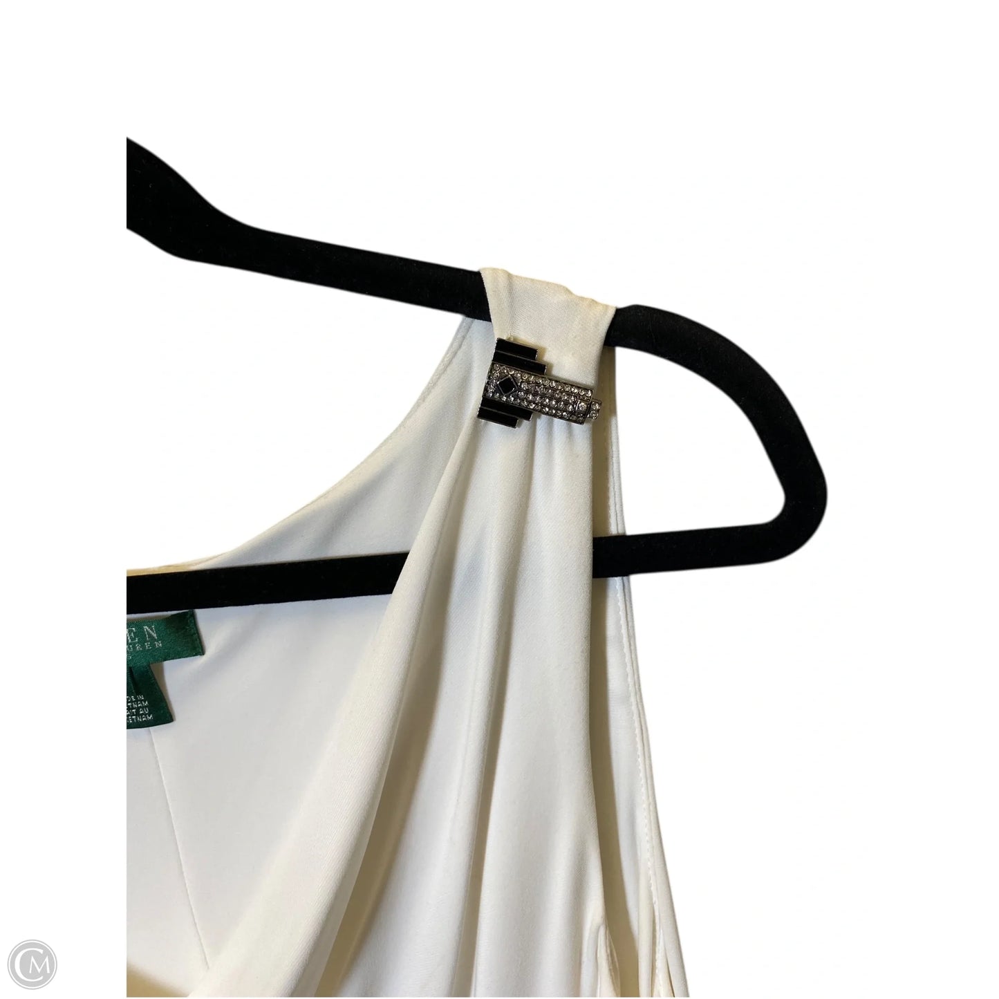 Dress Party Short By Lauren By Ralph Lauren In White, Size: 10