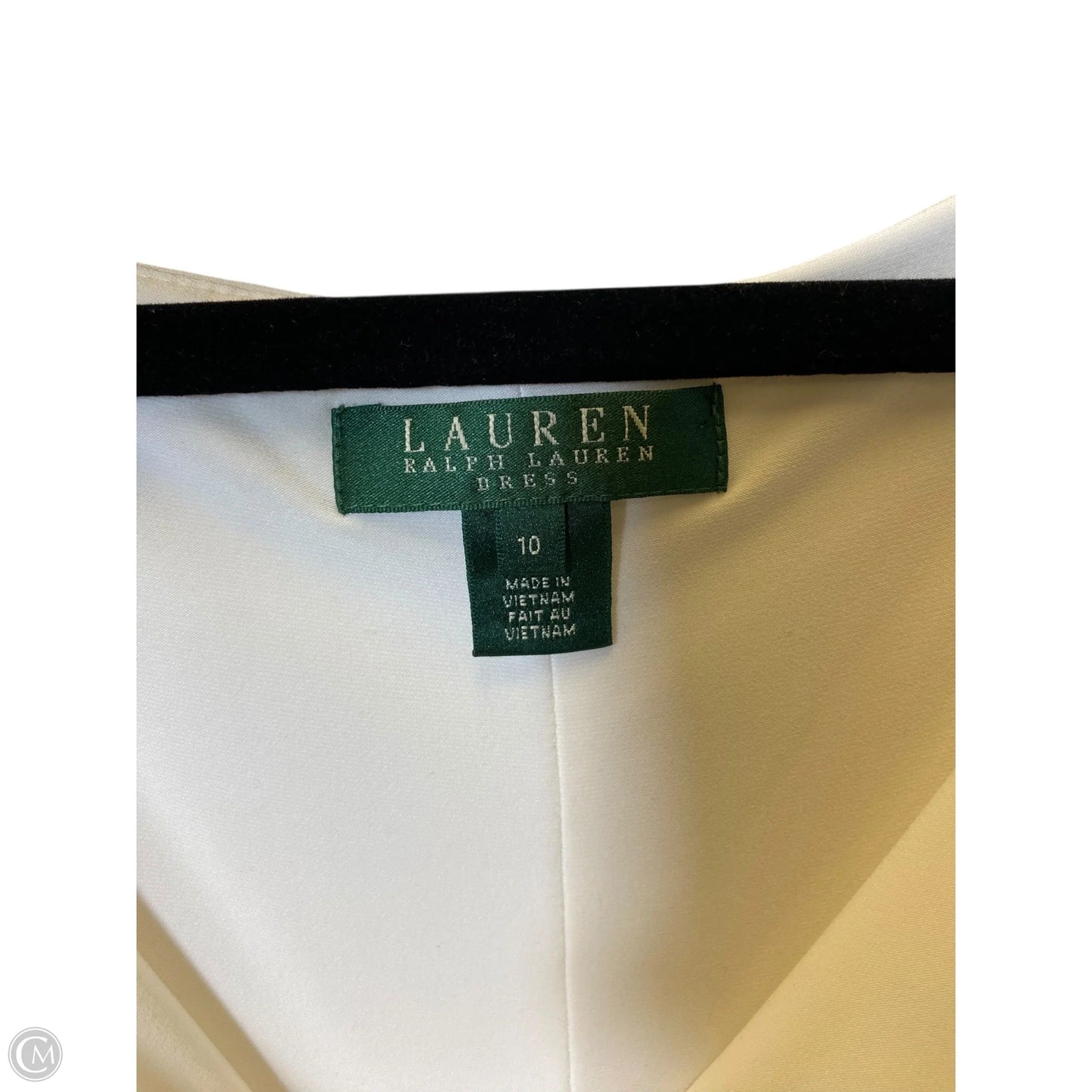 Dress Party Short By Lauren By Ralph Lauren In White, Size: 10