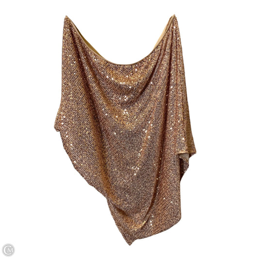 Top Sleeveless By Main Strip In Bronze, Size: L