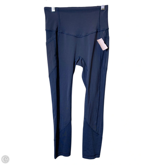 Athletic Leggings By Lululemon In Navy, Size: 4