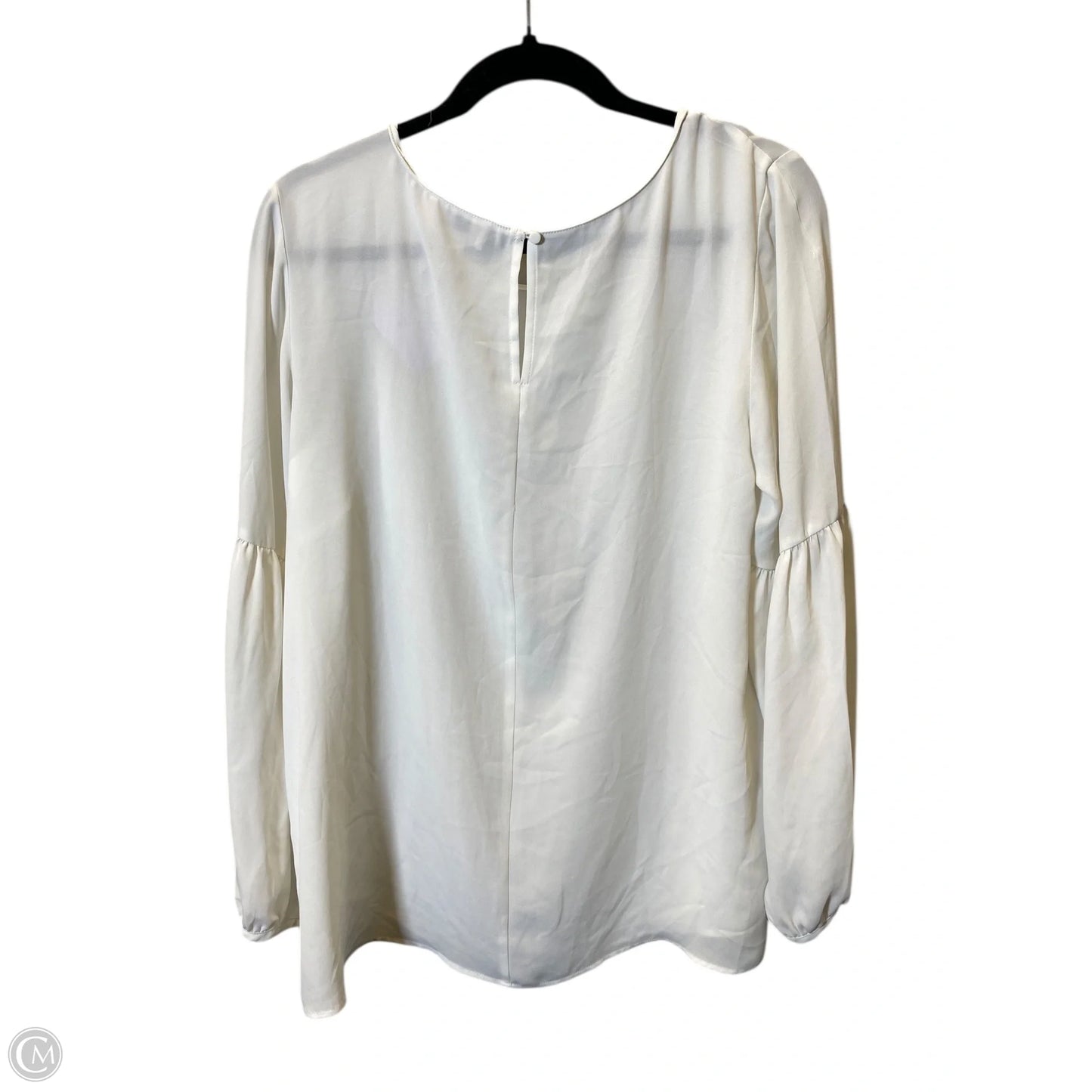Top Long Sleeve By Loft In Cream, Size: L