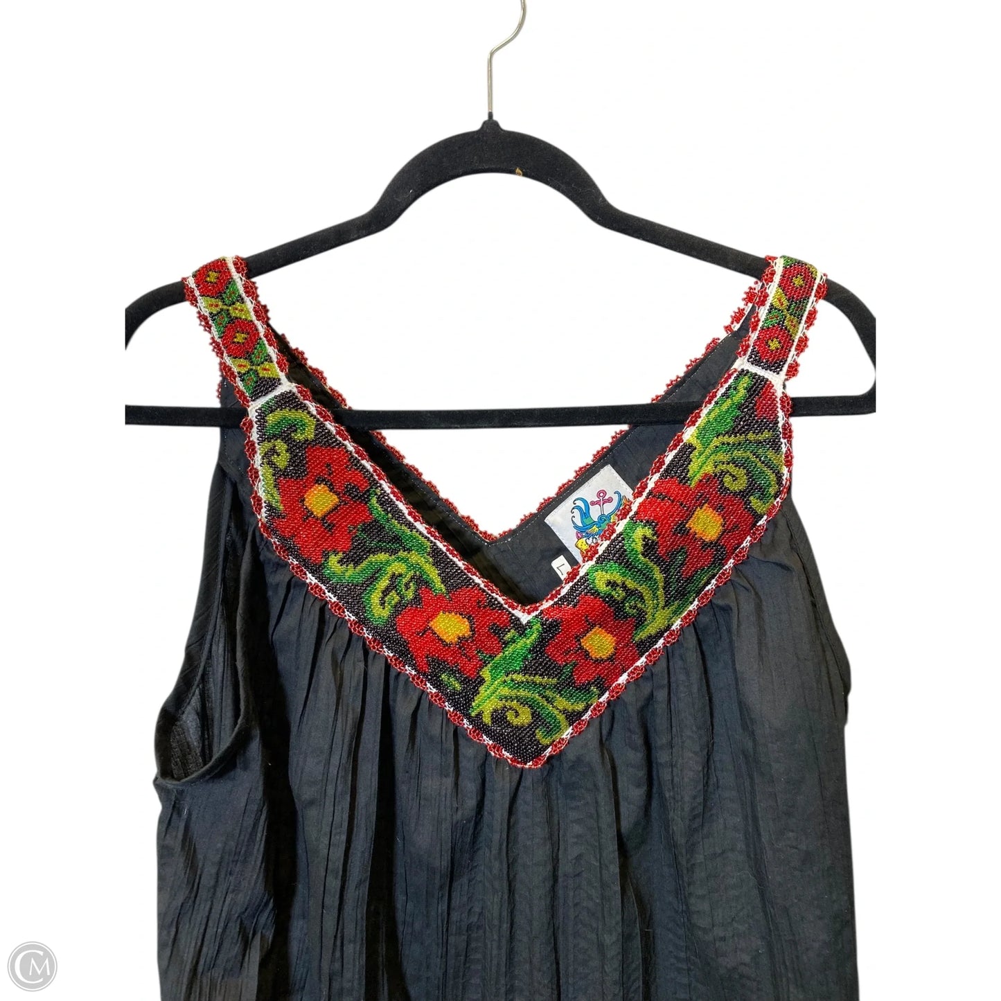 Top Sleeveless By Consuela In Multi-colored, Size: L