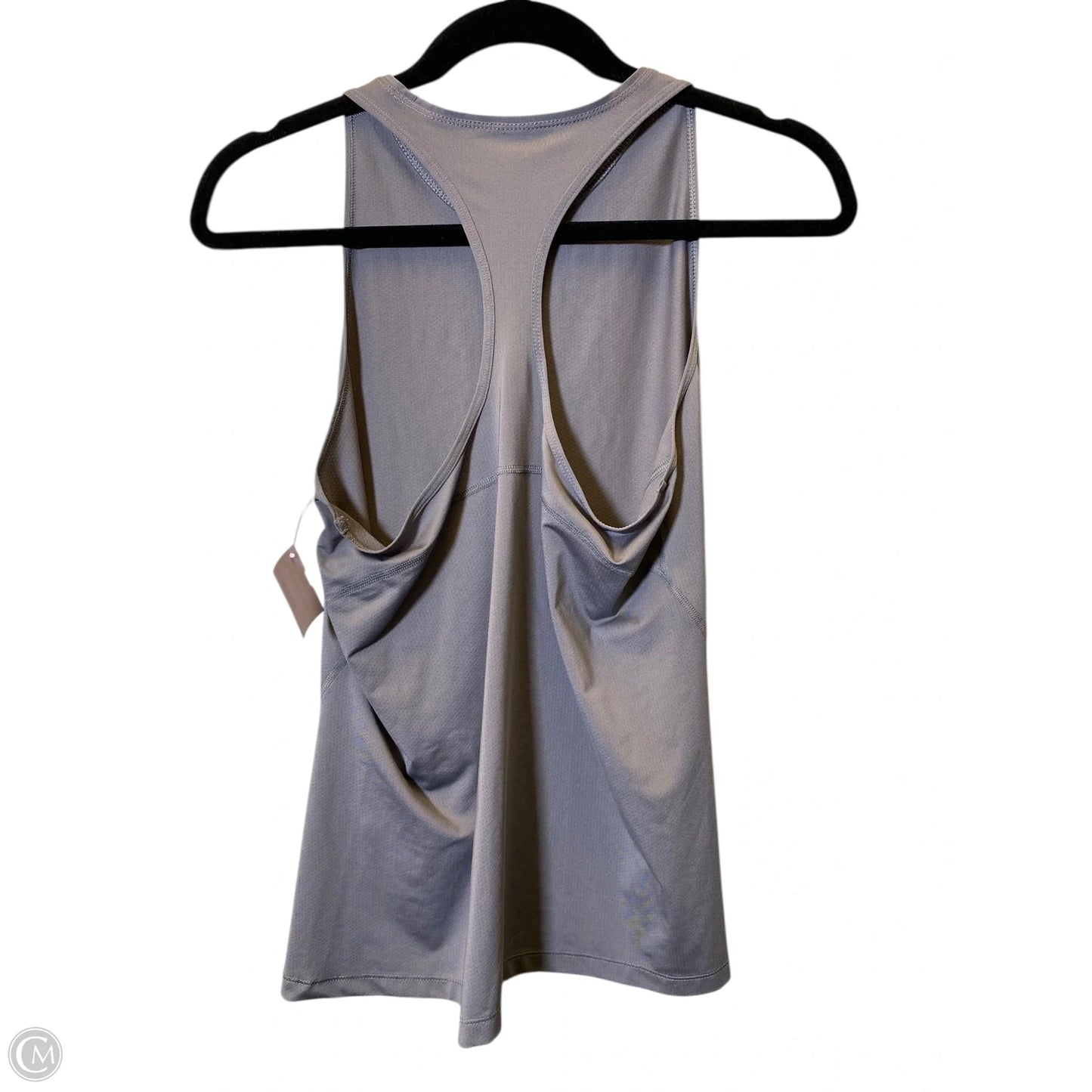 Athletic Tank Top By Nike In Grey, Size: M