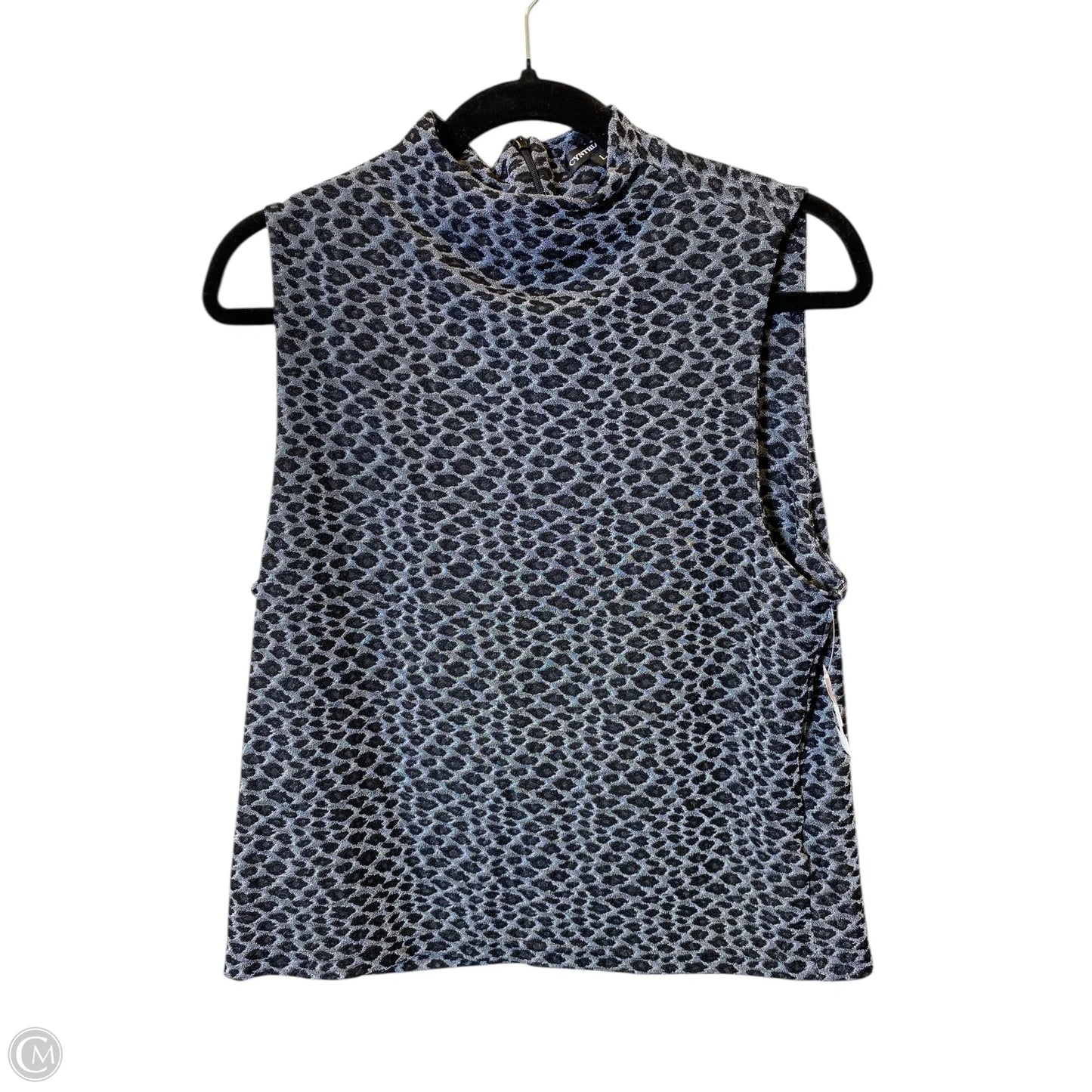 Top Sleeveless By Cynthia Maxx In Animal Print, Size: L