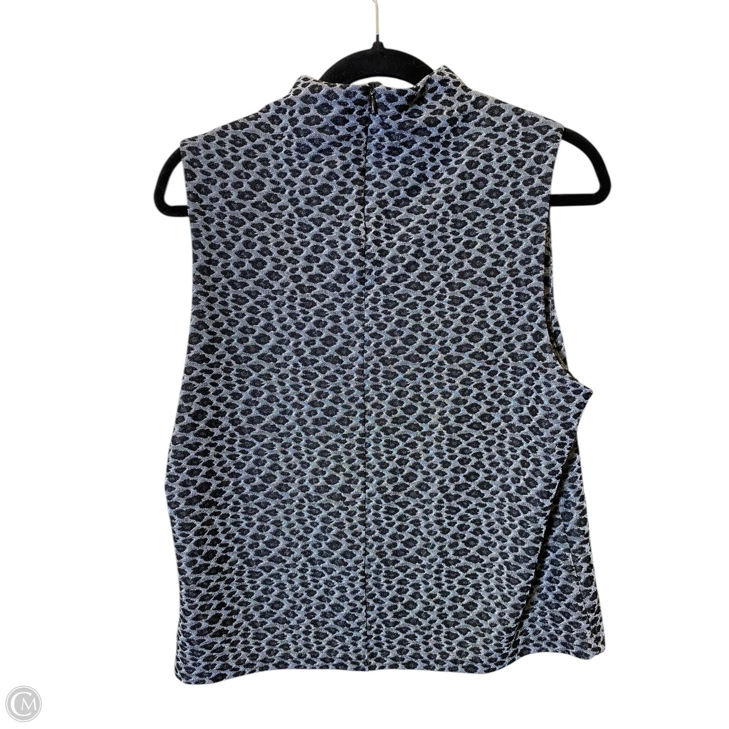 Top Sleeveless By Cynthia Maxx In Animal Print, Size: L
