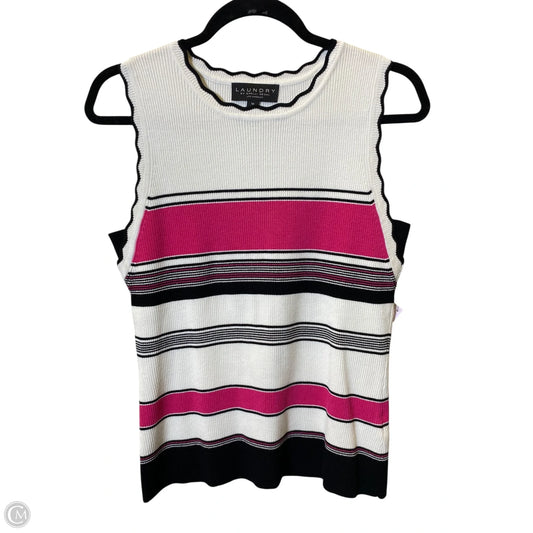 Top Sleeveless By Laundry In Multi-colored, Size: M