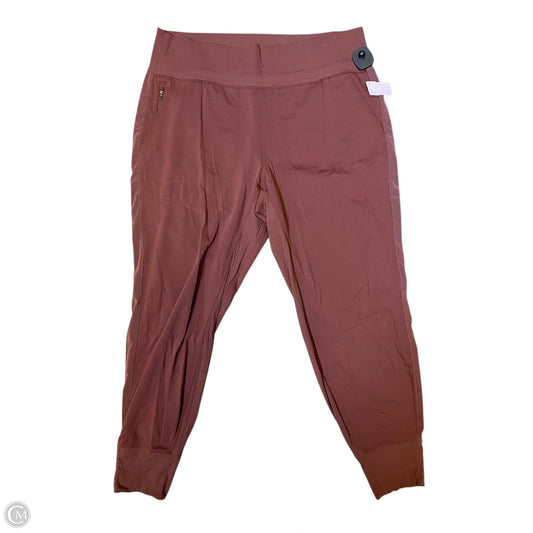 Athletic Pants By Athleta In Maroon, Size: 1x