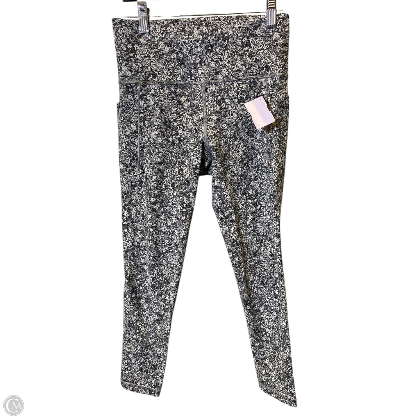 Athletic Leggings By Athleta In Black & Cream, Size: Xs