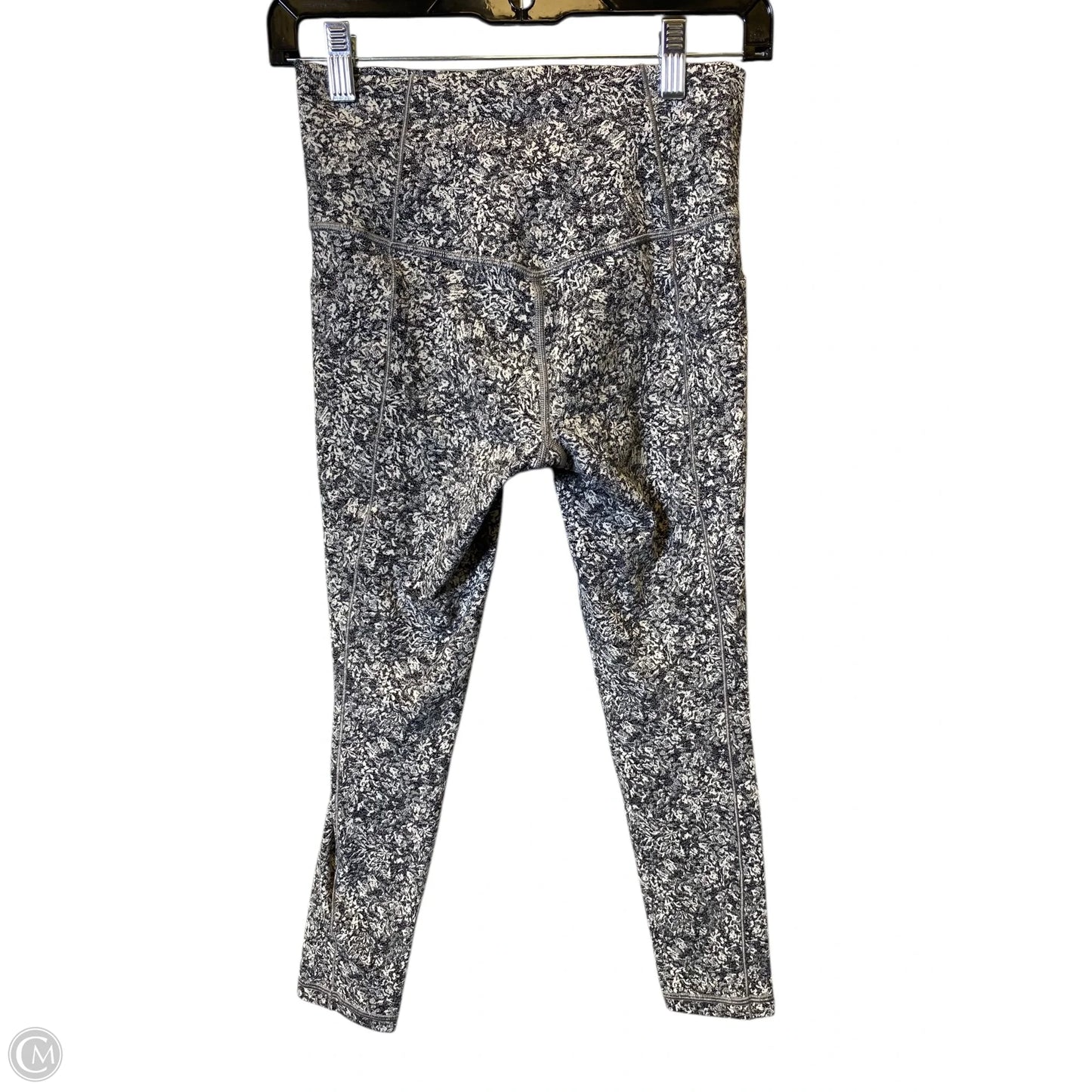 Athletic Leggings By Athleta In Black & Cream, Size: Xs