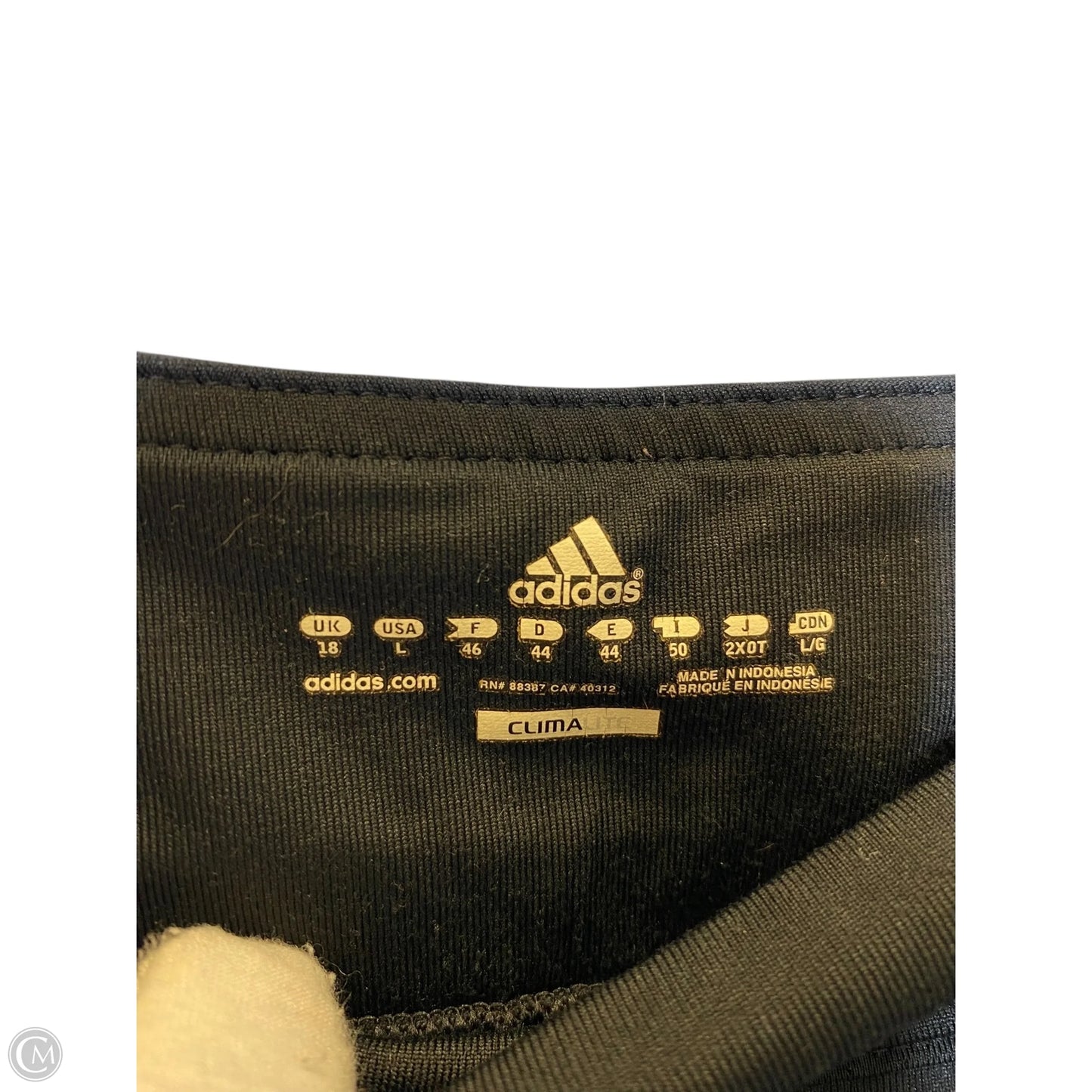 Athletic Pants By Adidas In Black, Size: L