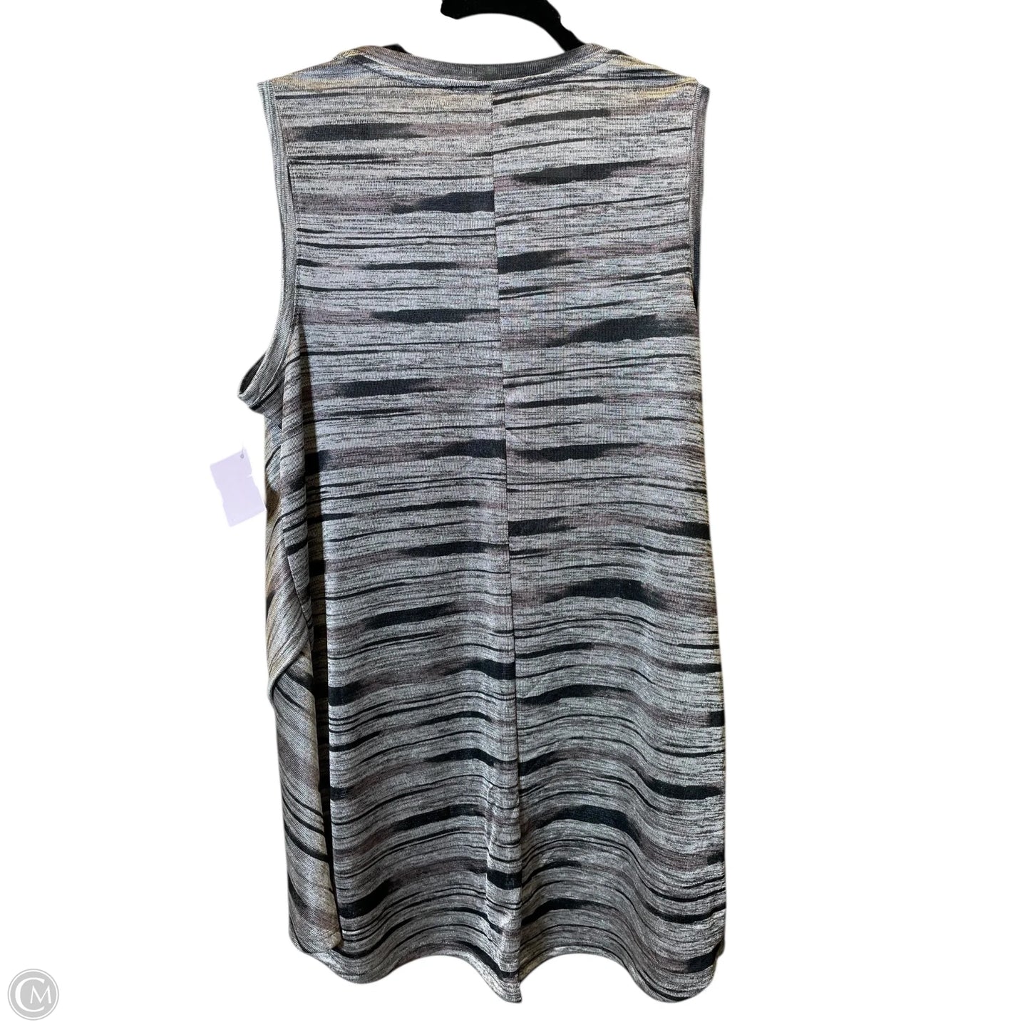 Top Sleeveless By Apt 9 In Grey, Size: M