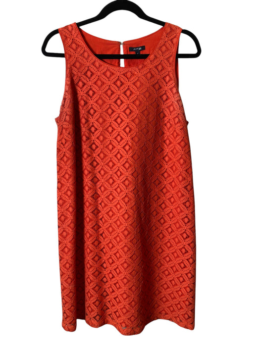 Dress Casual Short By Apt 9 In Orange, Size: L