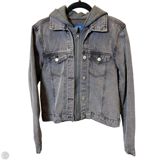 Jacket Denim By Arizona In Grey, Size: S