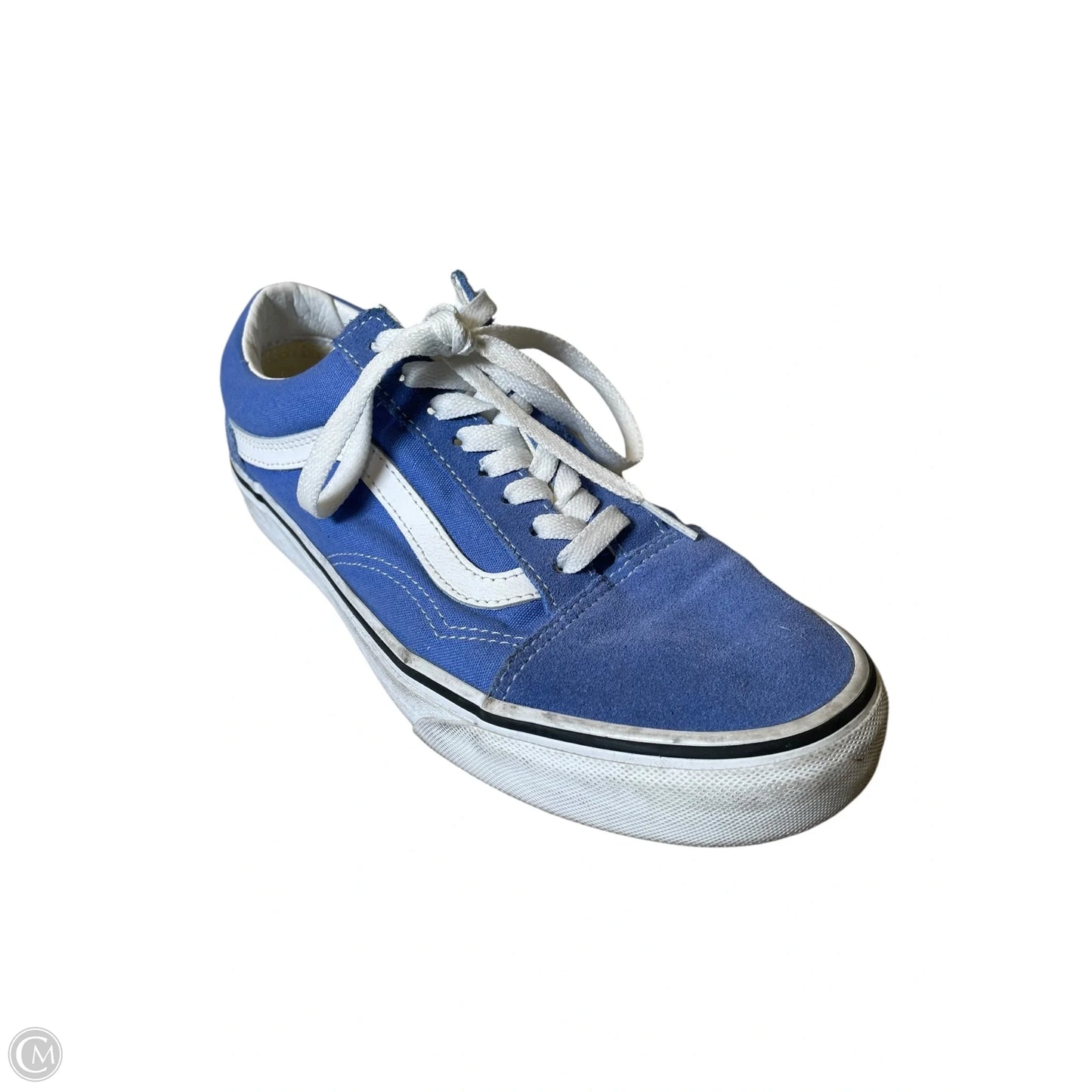 Shoes Athletic By Vans In Blue & White, Size: 9