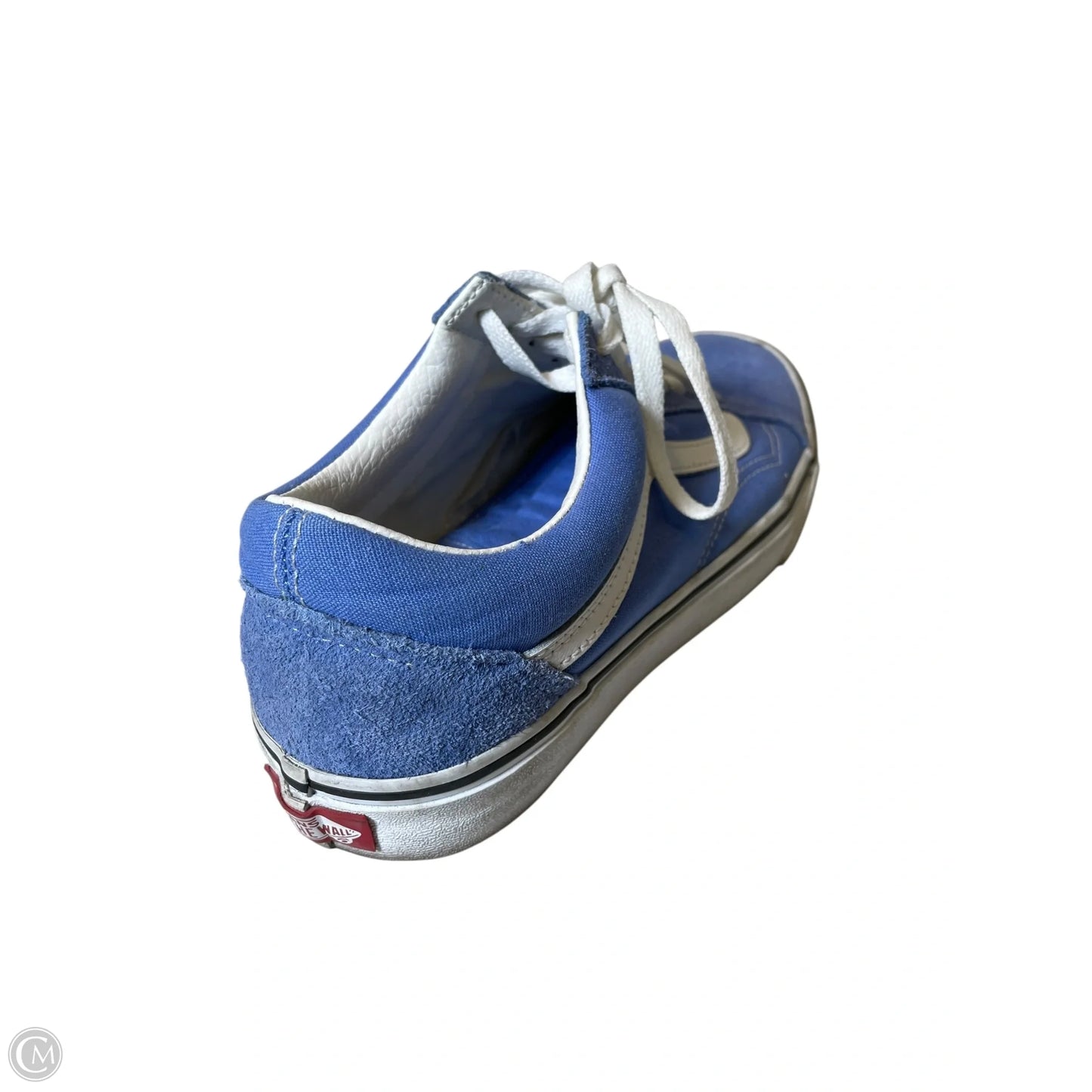Shoes Athletic By Vans In Blue & White, Size: 9