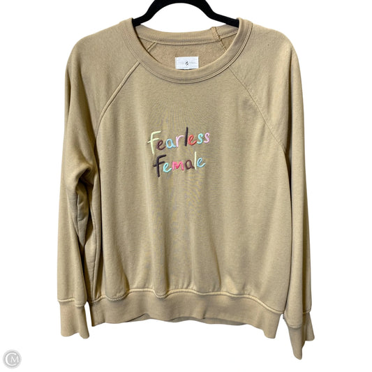 Sweater By Lou And Grey In Beige, Size: M