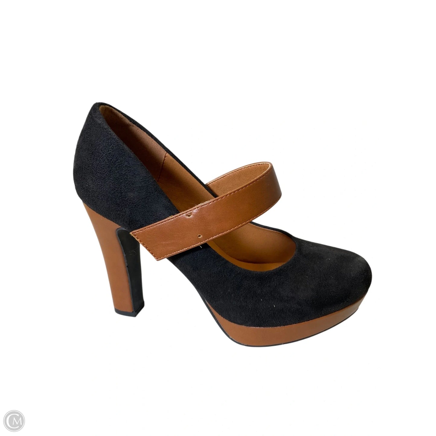 Shoes Heels Stiletto By Clothes Mentor In Black & Brown, Size: 8
