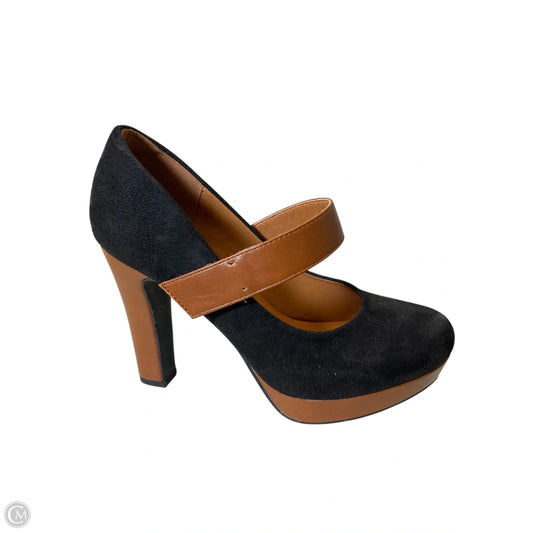 Shoes Heels Stiletto By Clothes Mentor In Black & Brown, Size: 8