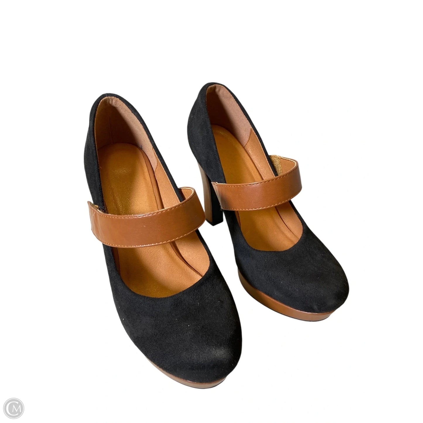 Shoes Heels Stiletto By Clothes Mentor In Black & Brown, Size: 8