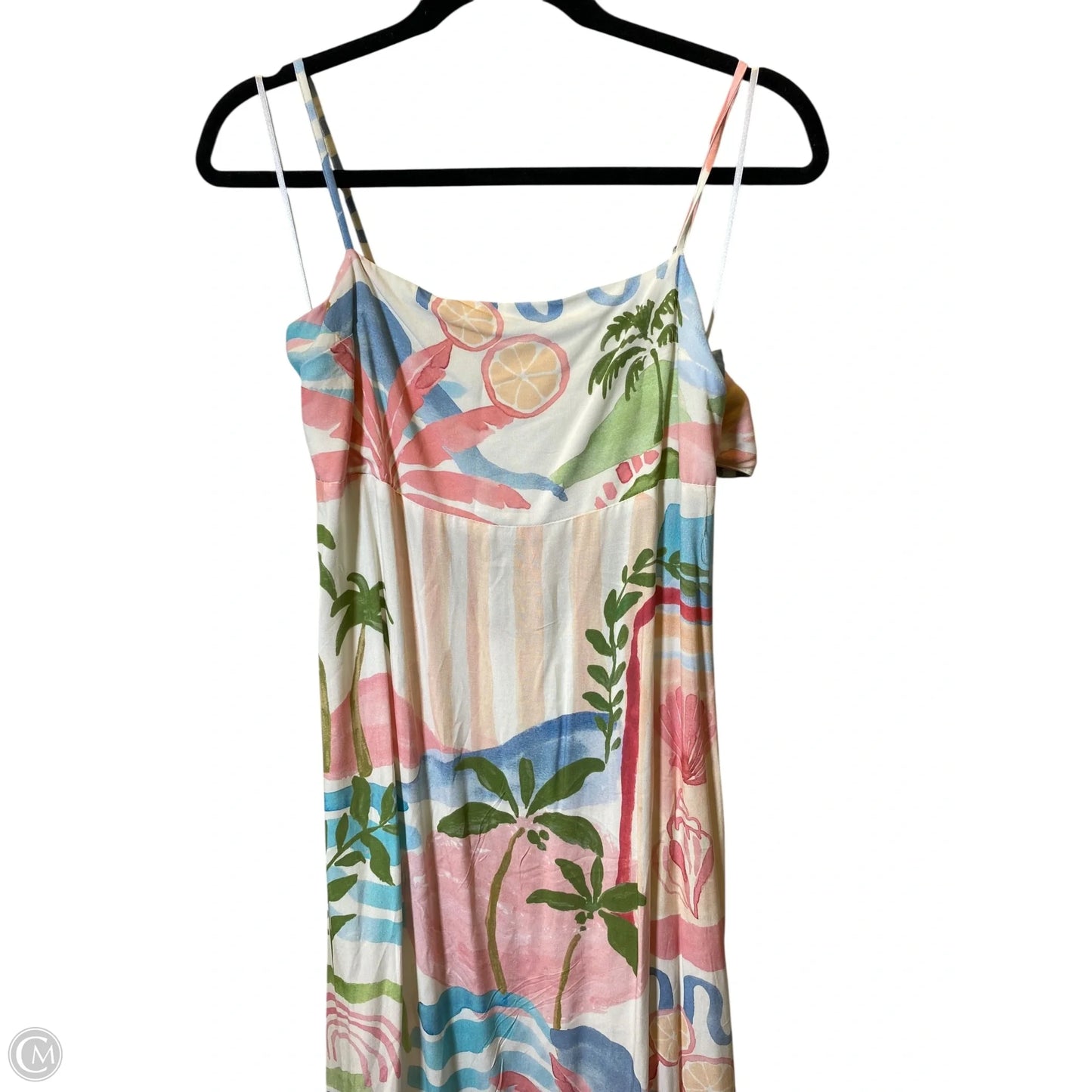 Dress Casual Maxi By Clothes Mentor In Multi-colored, Size: L