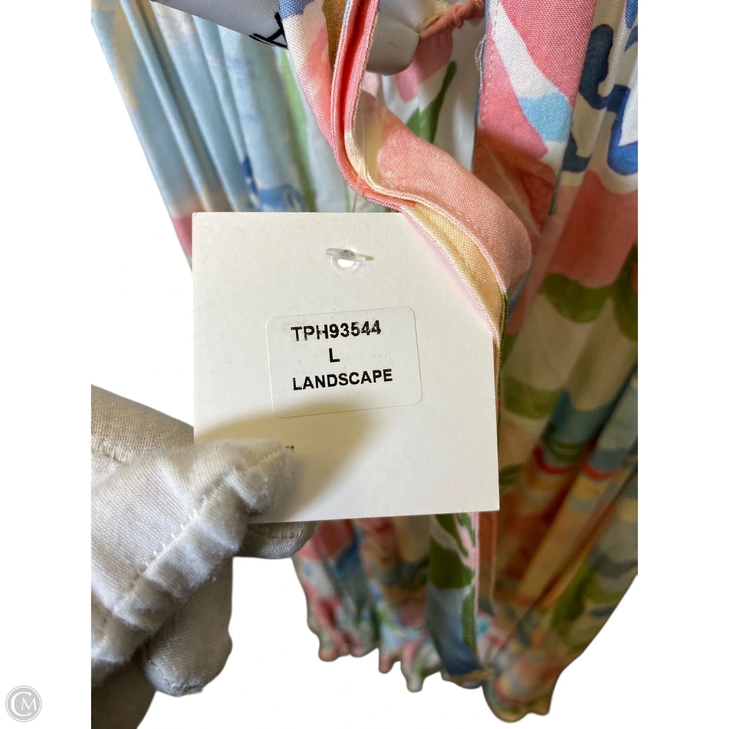 Dress Casual Maxi By Clothes Mentor In Multi-colored, Size: L