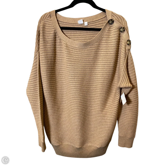 Sweater By Gap In Tan, Size: Xl