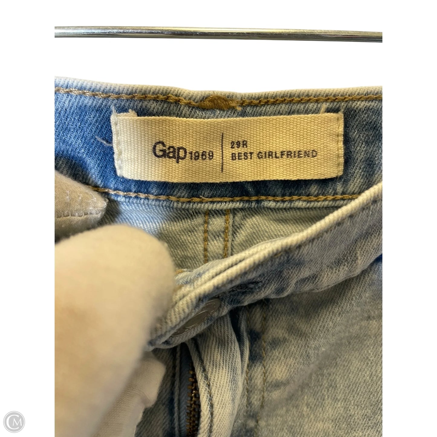 Jeans Cropped By Gap In Blue, Size: 8