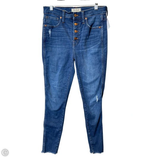 Jeans Skinny By Madewell In Blue Denim, Size: 6
