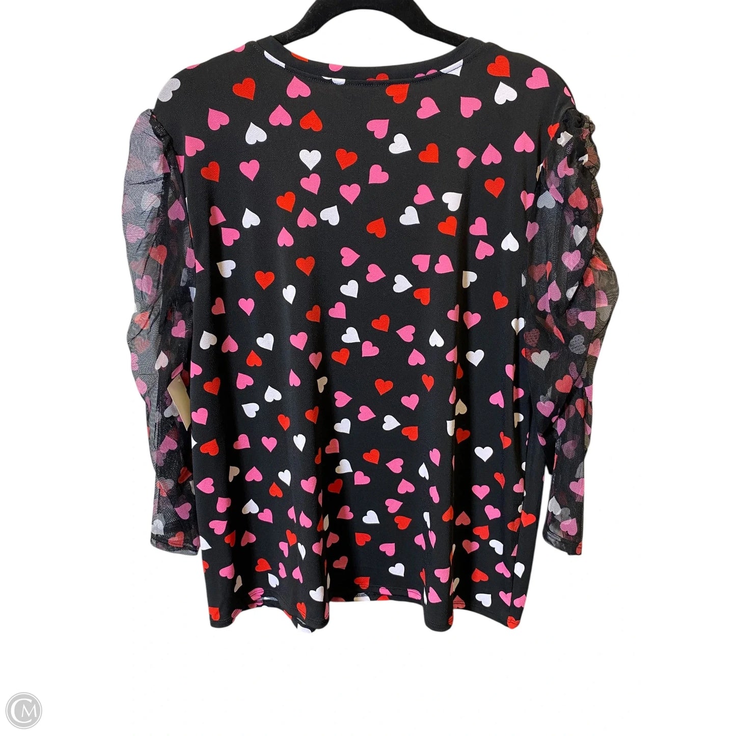 Top 3/4 Sleeve By Cato In Multi-colored, Size: Xl