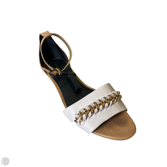 Sandals Designer By Coach In Beige, Size: 8