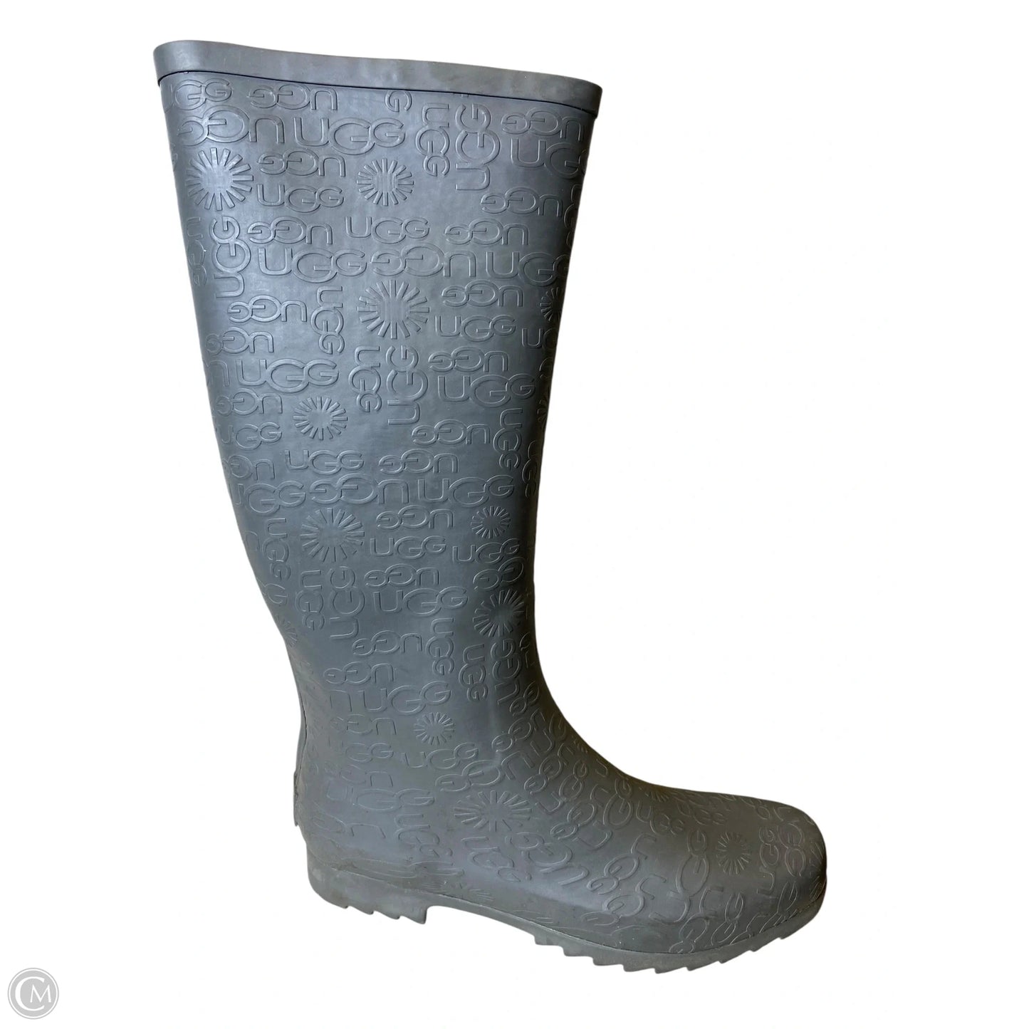 Boots Designer By Ugg In Grey, Size: 11