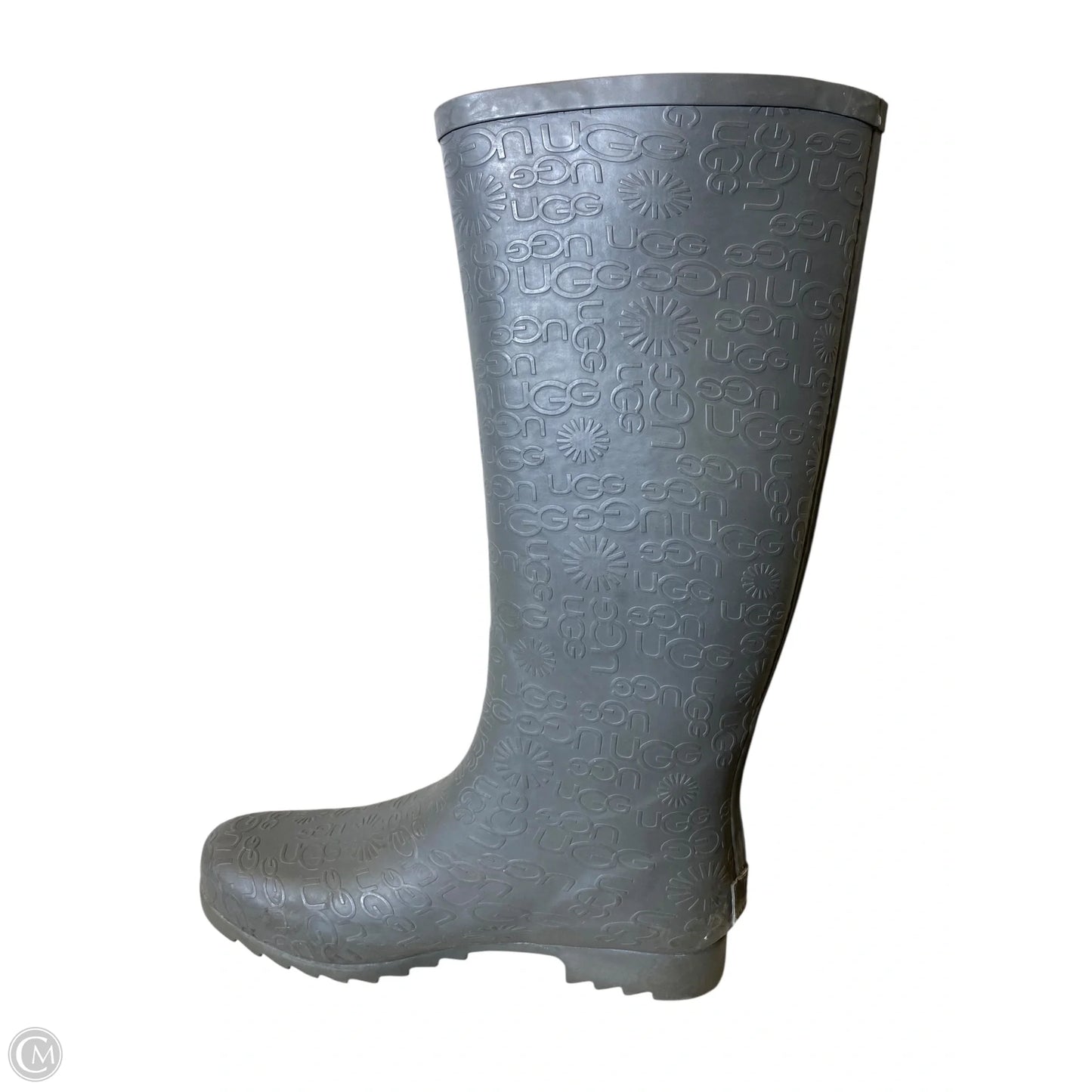 Boots Designer By Ugg In Grey, Size: 11