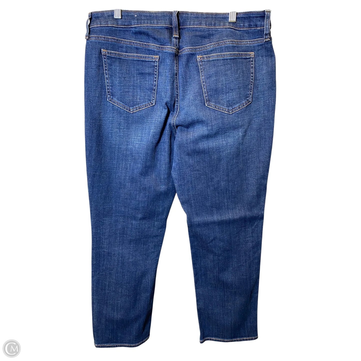 Jeans Straight By Chicos In Blue Denim, Size: 14