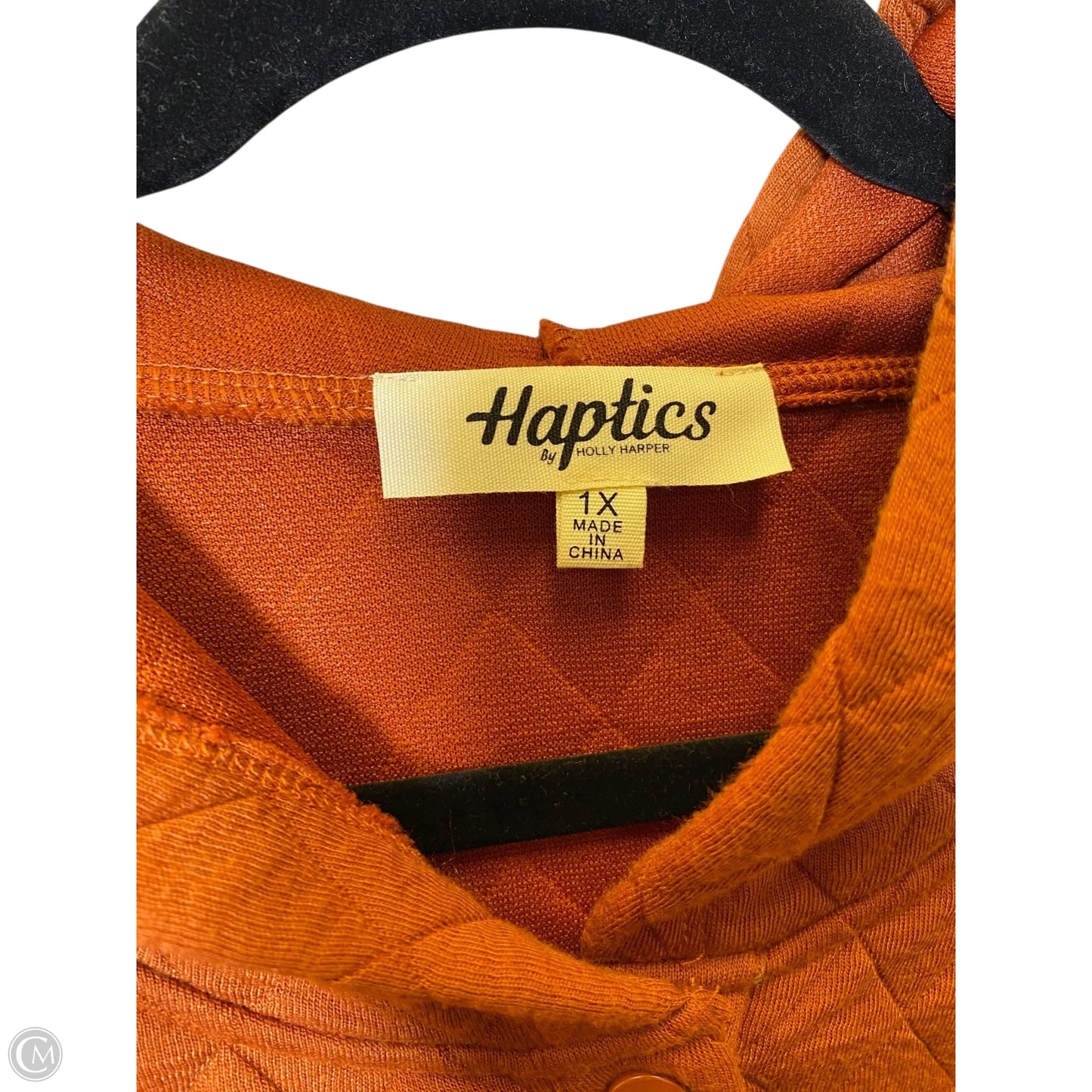 Sweater By Haptics In Brown, Size: 1x