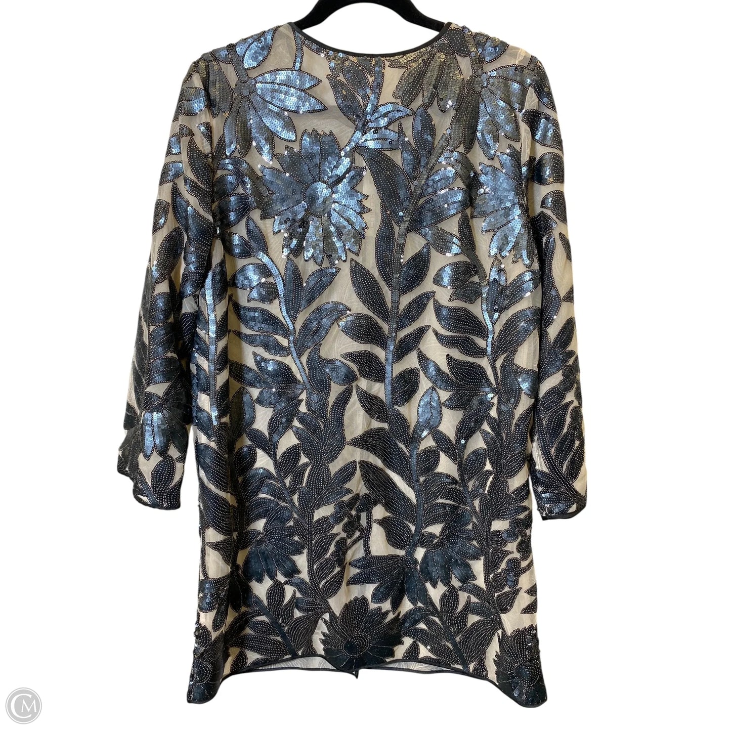 Kimono By Chicos In Grey & Tan, Size: L