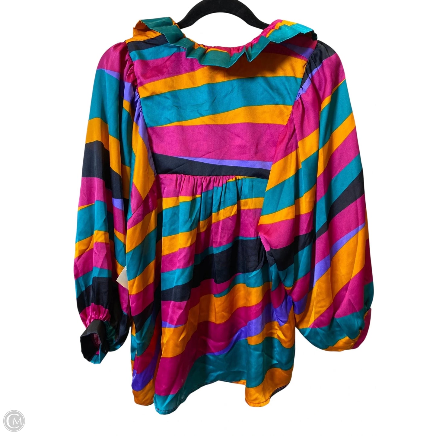 Top 3/4 Sleeve By Clothes Mentor In Multi-colored, Size: M