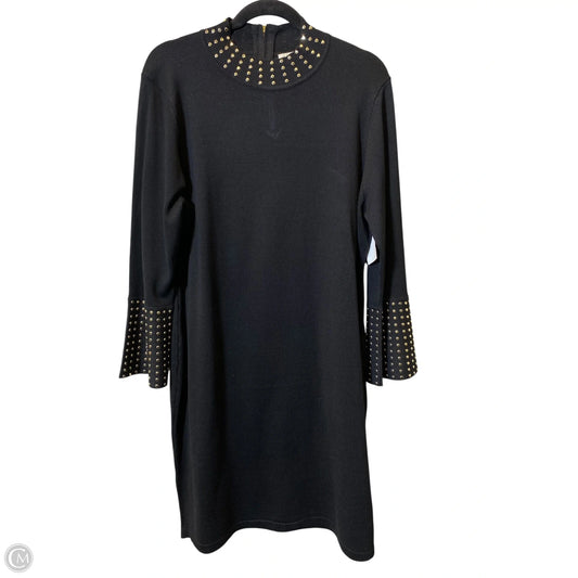 Dress Casual Short By Clothes Mentor In Black & Gold, Size: Xl