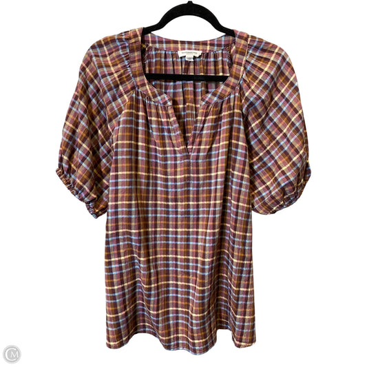 Top Short Sleeve By Beachlunchlounge In Multi-colored, Size: M