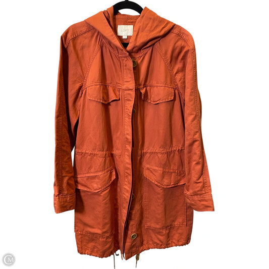 Jacket Other By Loft In Orange, Size: M