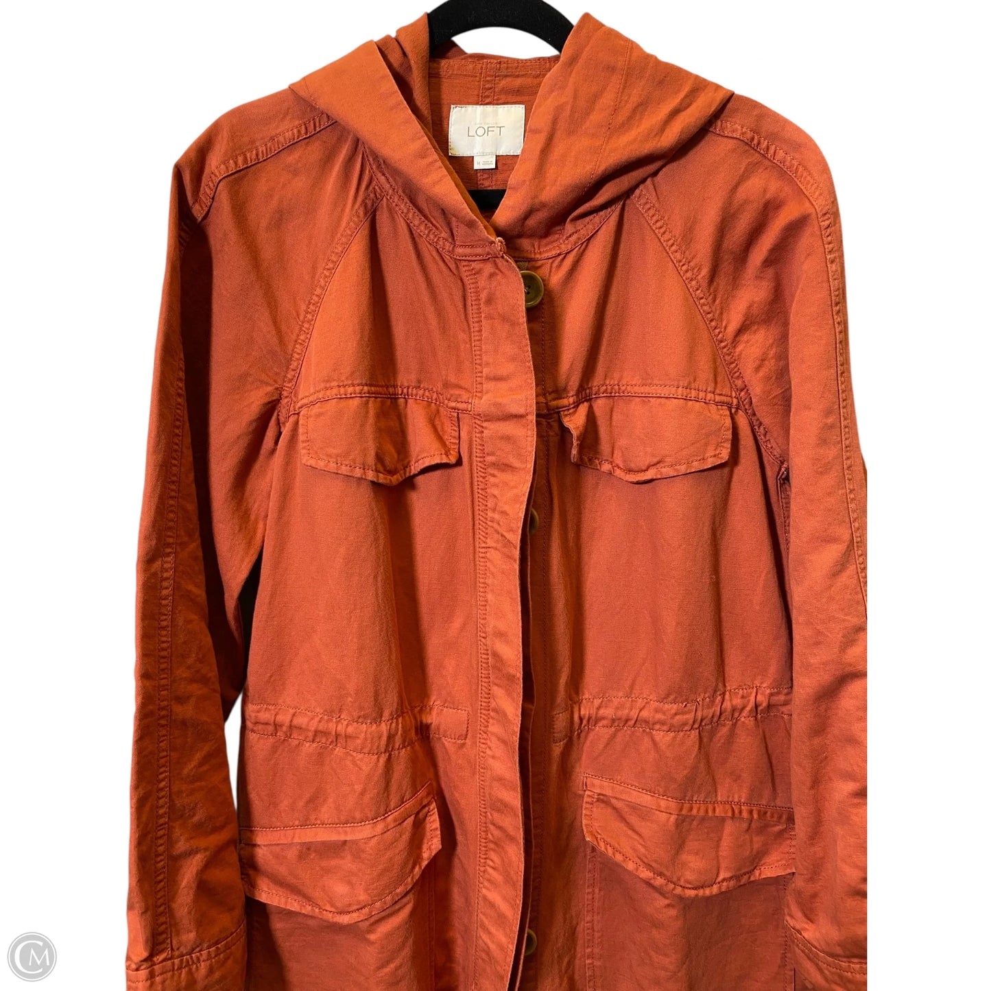 Jacket Other By Loft In Orange, Size: M