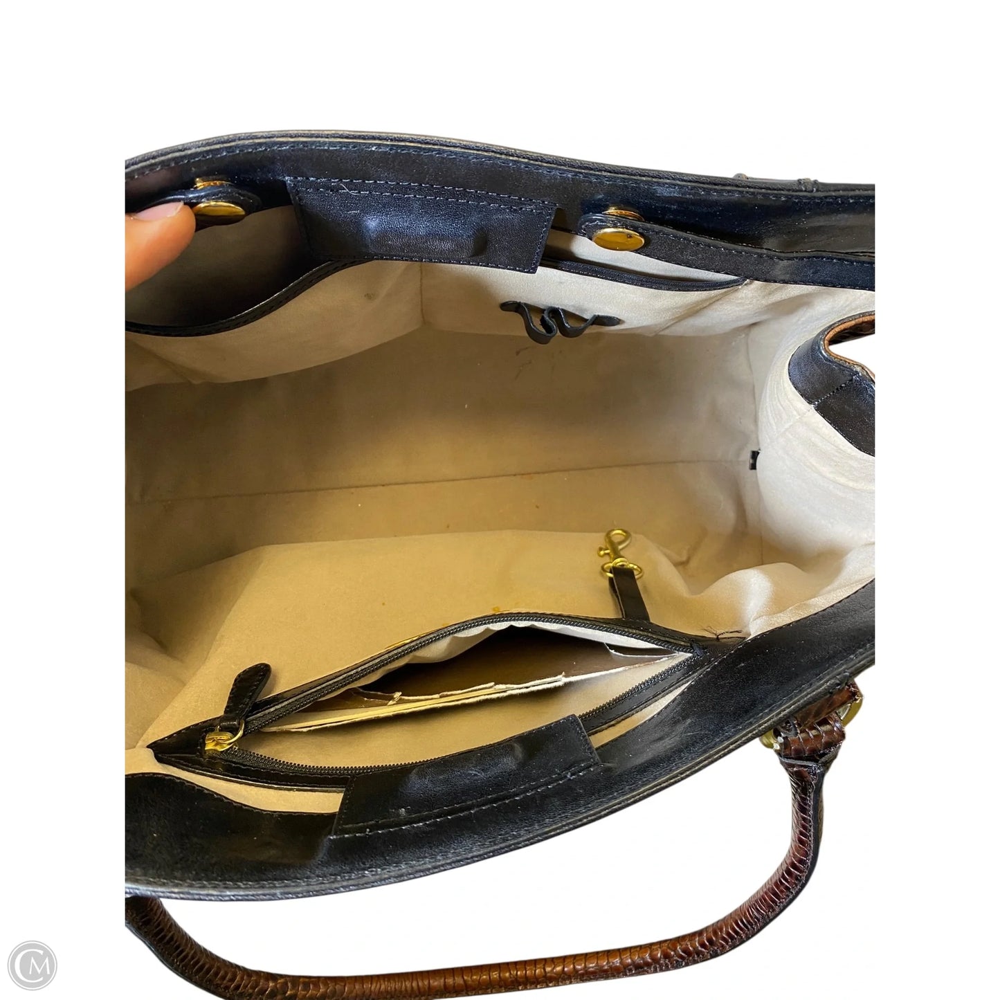 Handbag Designer By Brahmin, Size: Medium