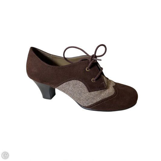 Shoes Heels Block By Aerosoles In Brown, Size: 6.5