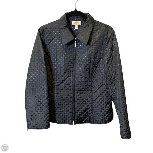 Jacket Puffer & Quilted By Talbots In Black, Size: 14