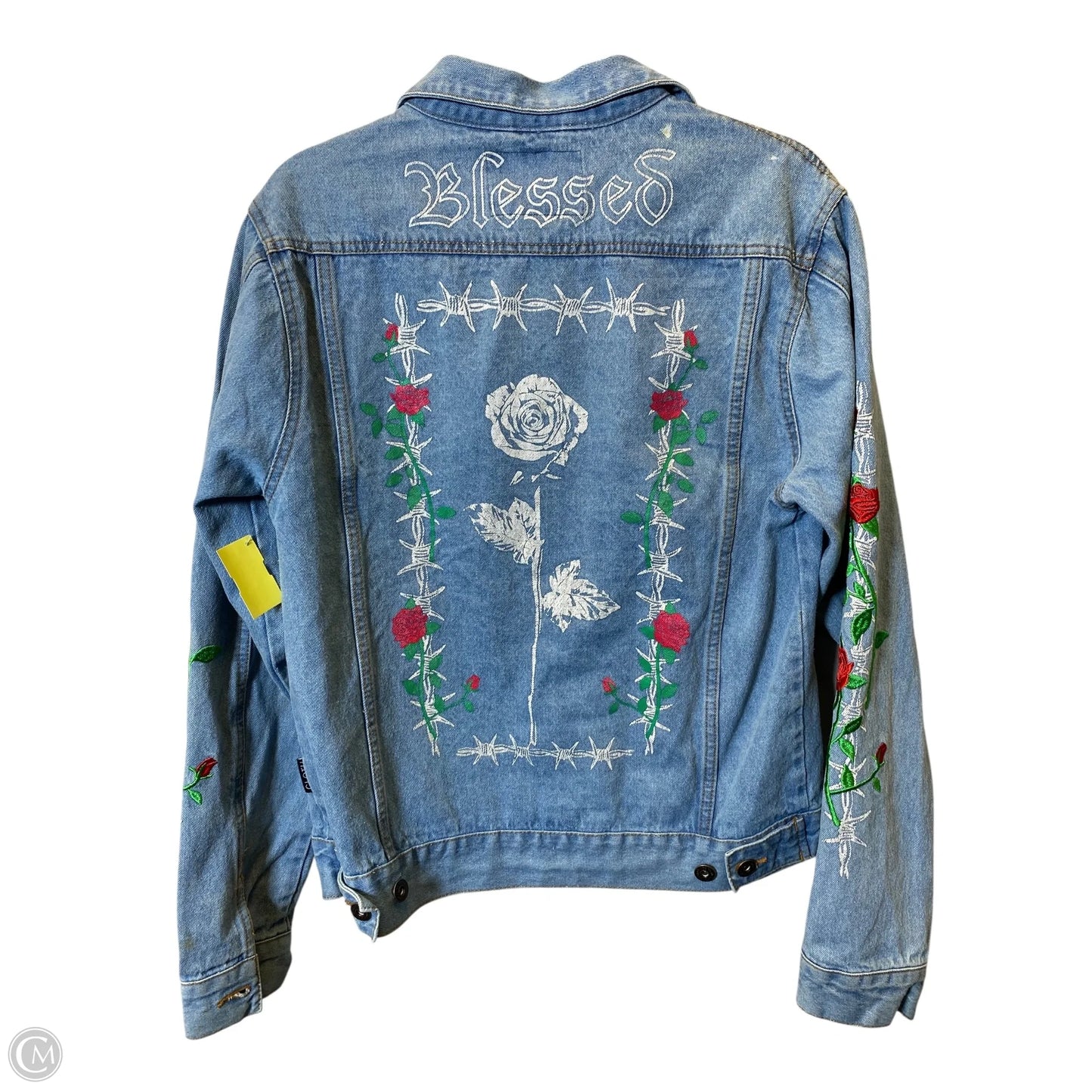 Jacket Denim By Clothes Mentor In Blue Denim, Size: S