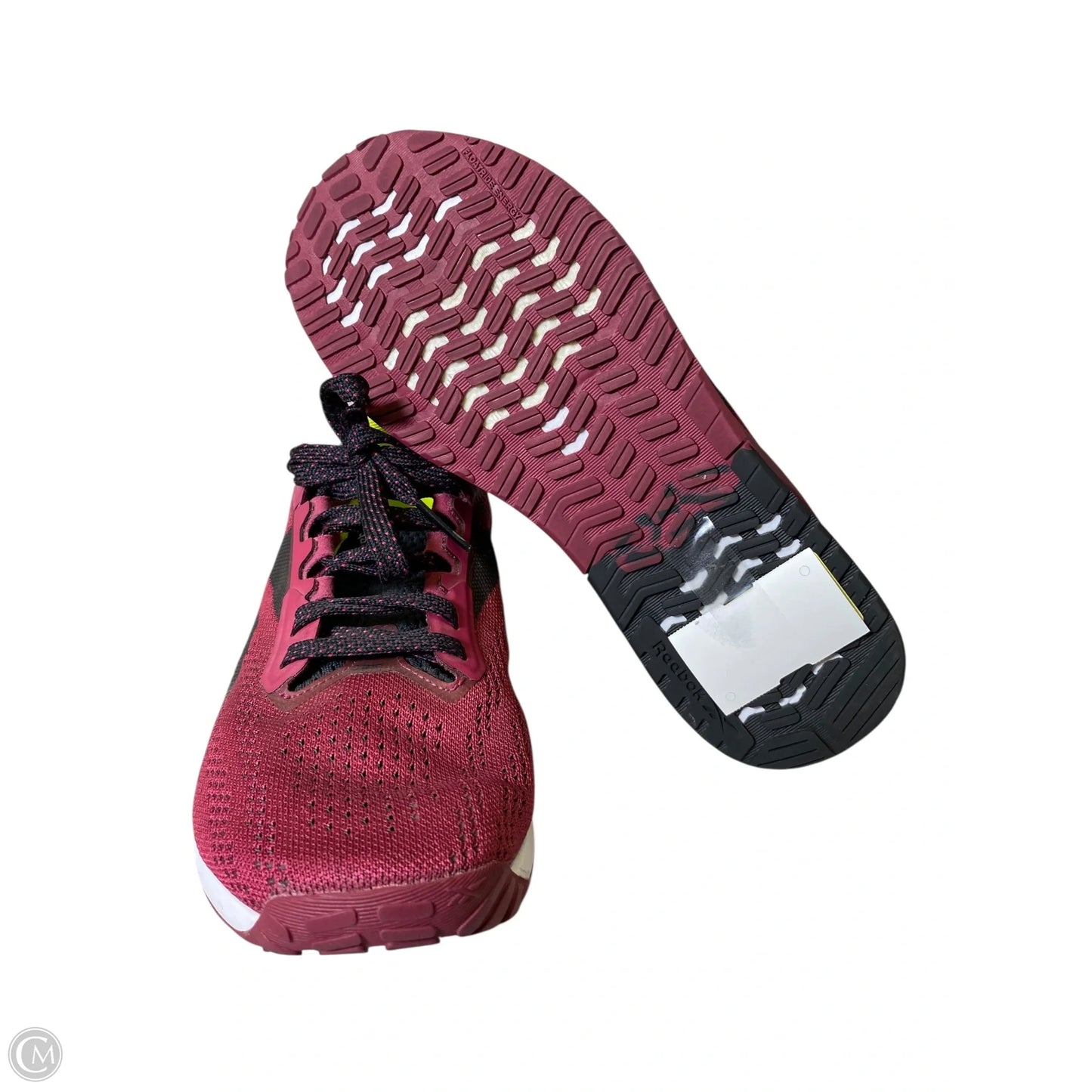 Shoes Athletic By Reebok In Maroon, Size: 9