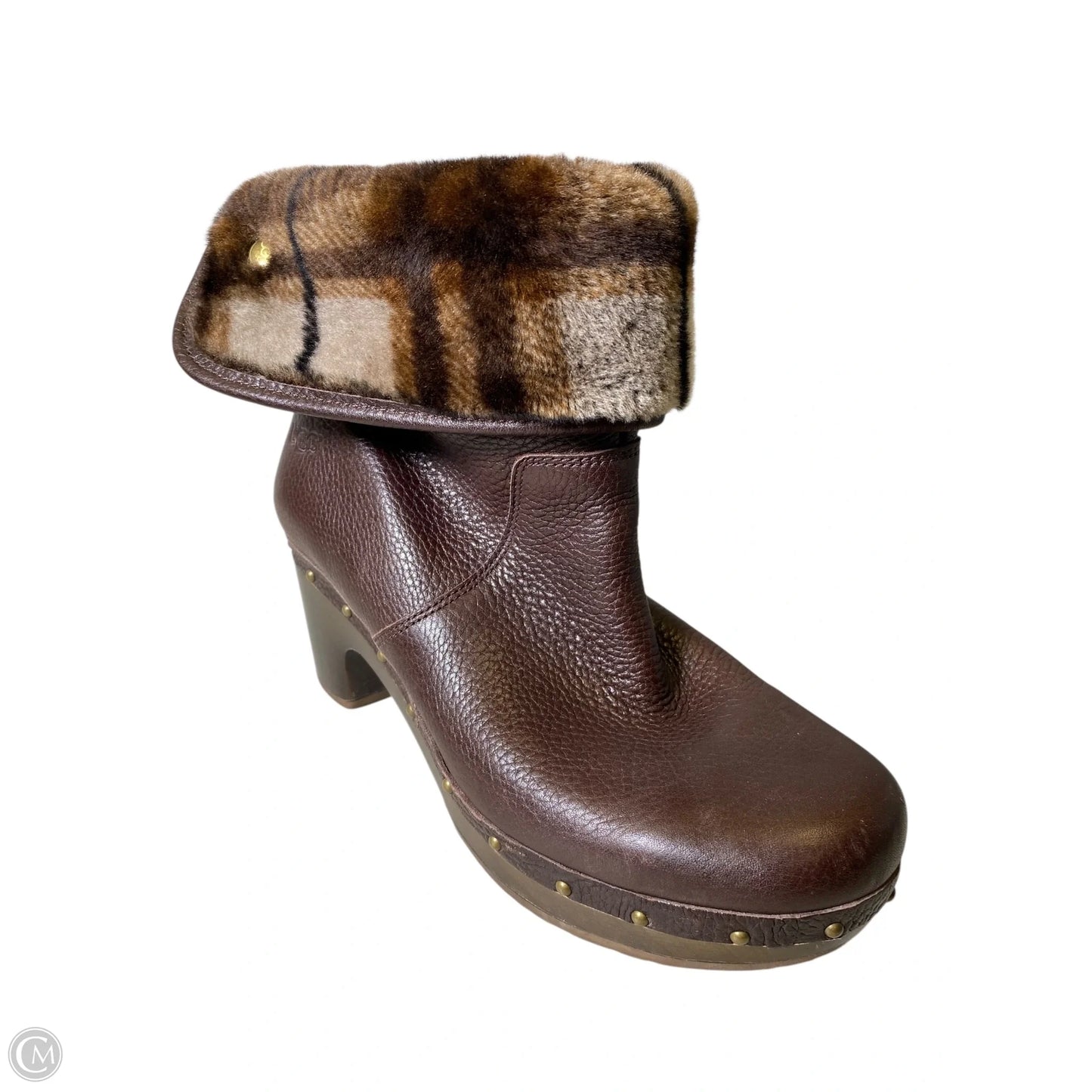 Boots Designer By Ugg In Brown, Size: 8